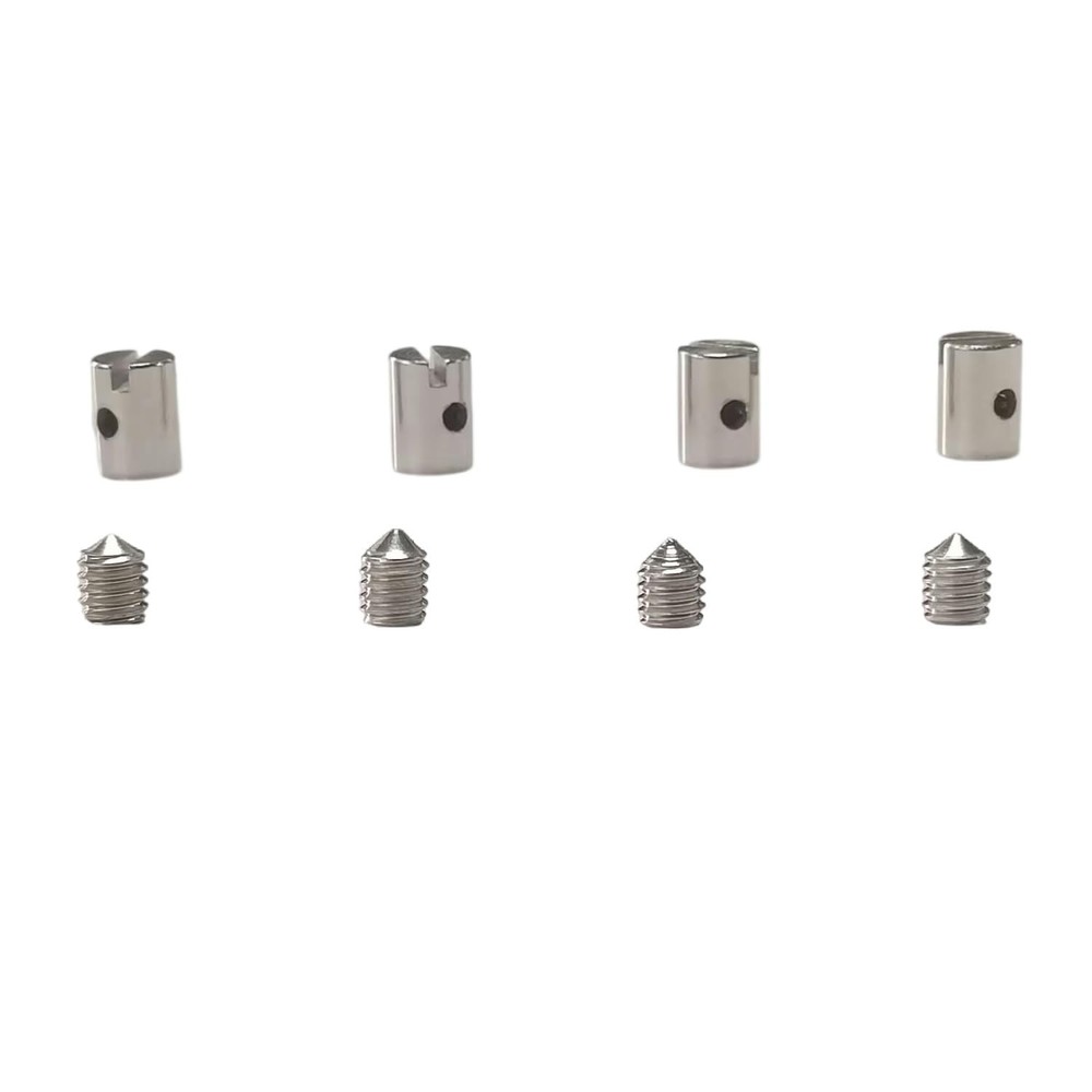 4 Sets Solderless Cable Nipple 5mm OD Motorcycle Scooter Mower Throttle Choke