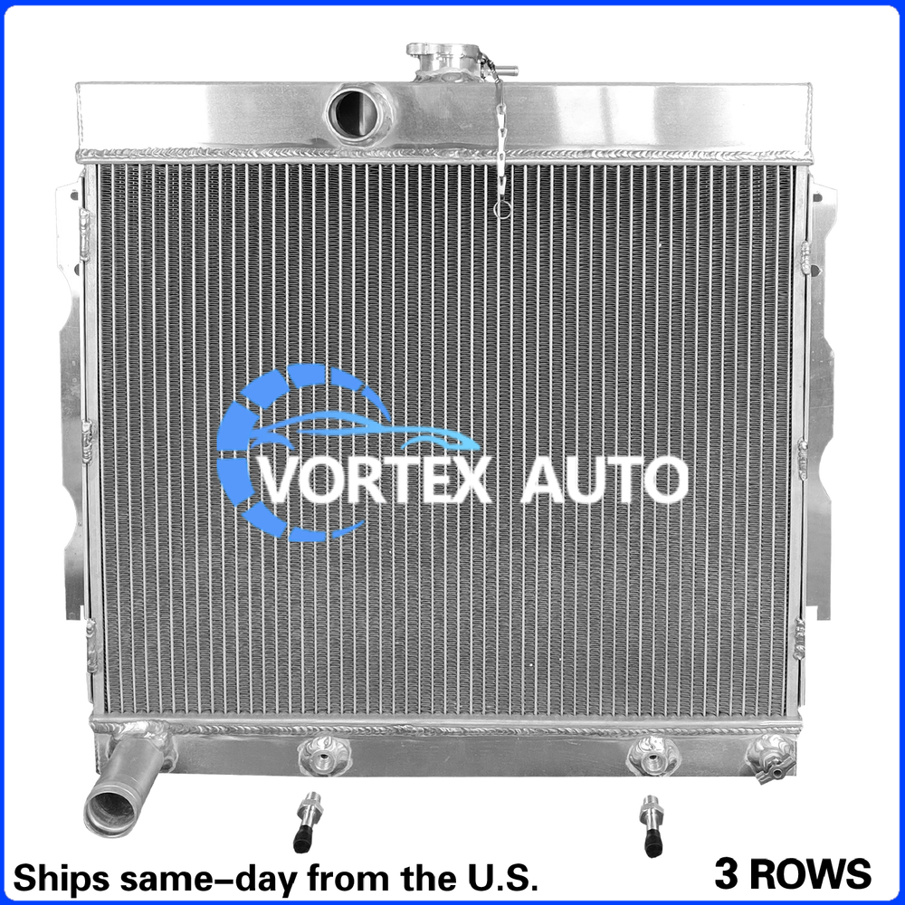 Aluminum Radiator For 1963-1969 64 Plymouth Fury Dodge Charger Dart Coronet 22