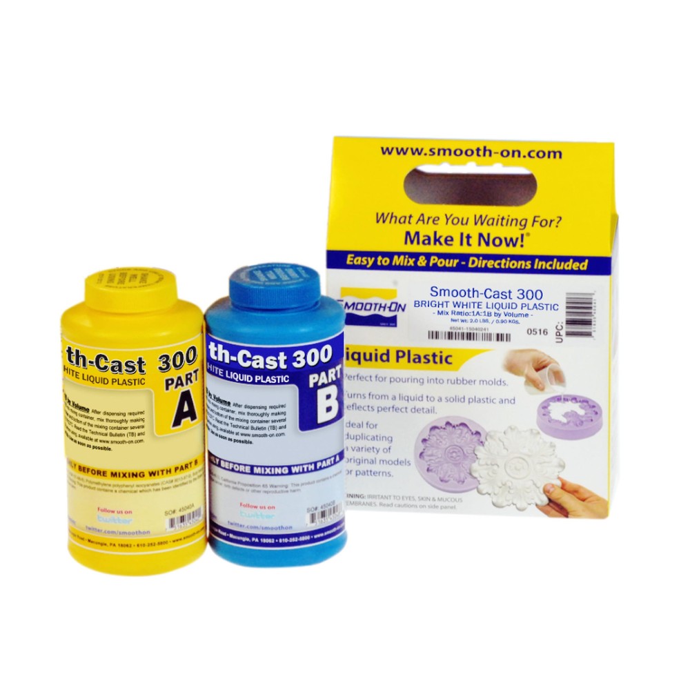 Smooth-Cast™ 300: Bright White, Low Viscosity, Liquid Plastic Casting Resin -...