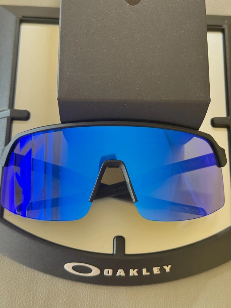 Share NEW OAKLEY SUTRO LITE MATTE BLACK W/ PRIZM SAPPHIRE SUNGLASSES OO9463