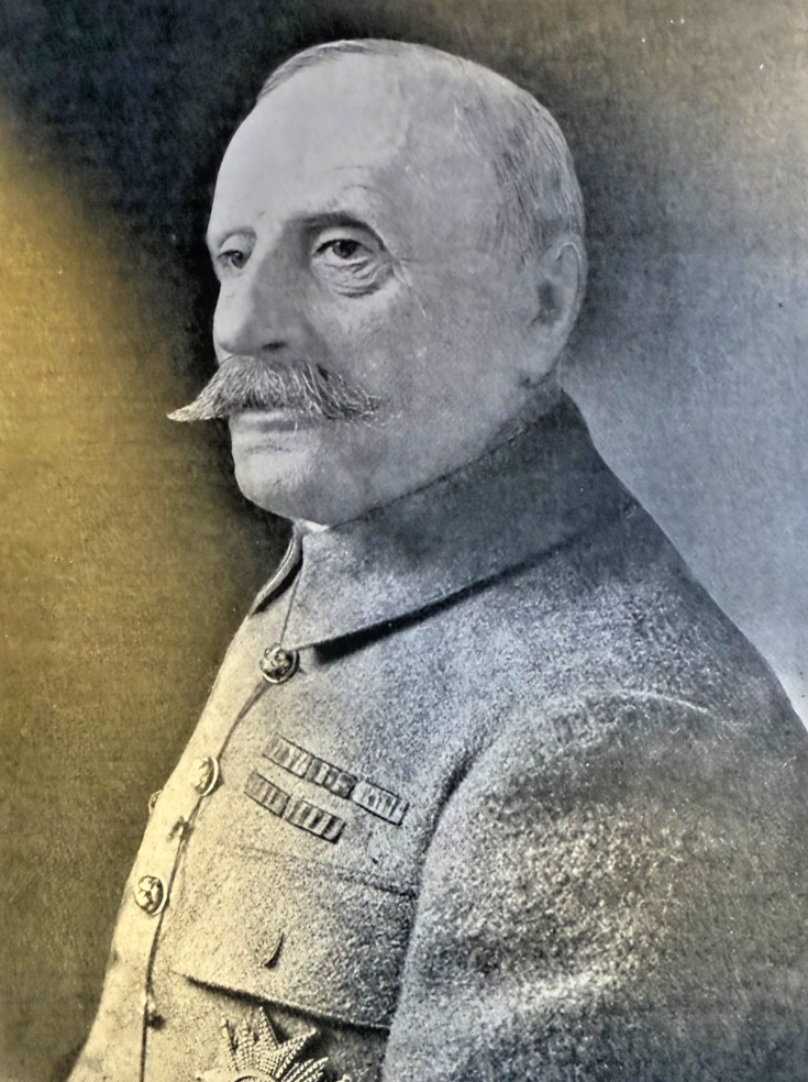 1918 Vintage Magazine Illustration Ferdinand Foch French General