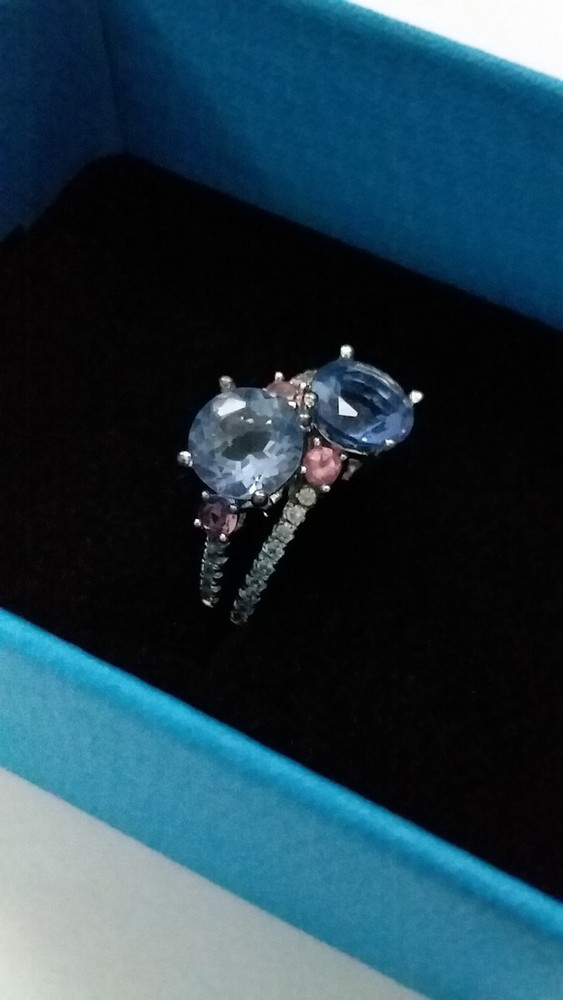 50% Off Genuine Color-Changing Fluorite Pink Sapphire Ring Size 7