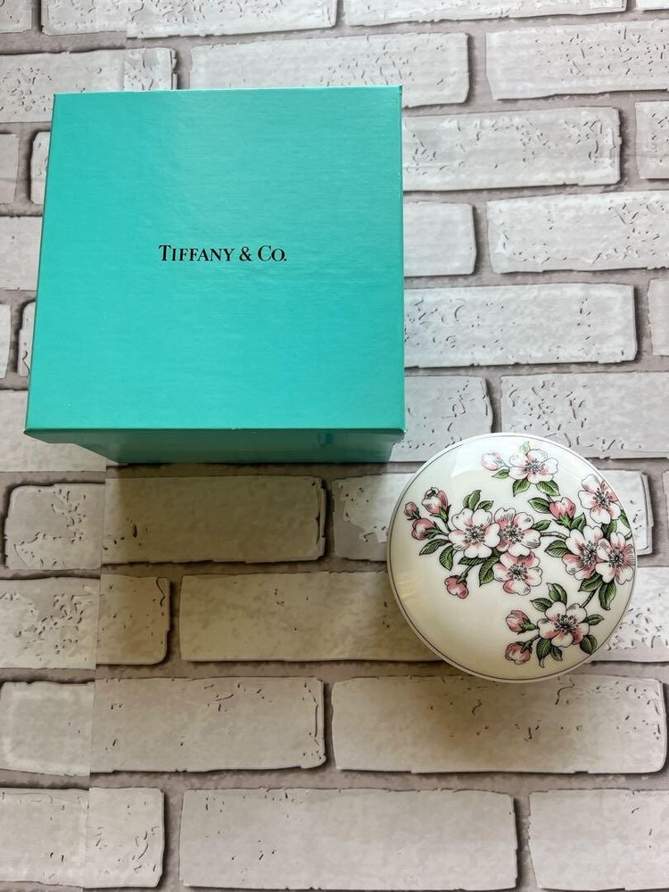 Tiffany & Co Sakura Porcelain Cherry Blossom Jewelry Box