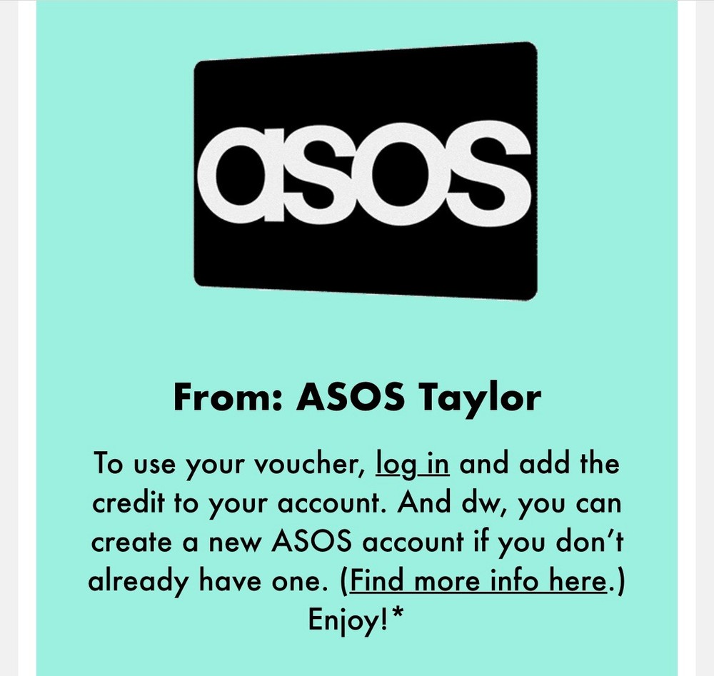 ASOS e gift card voucher $65-image