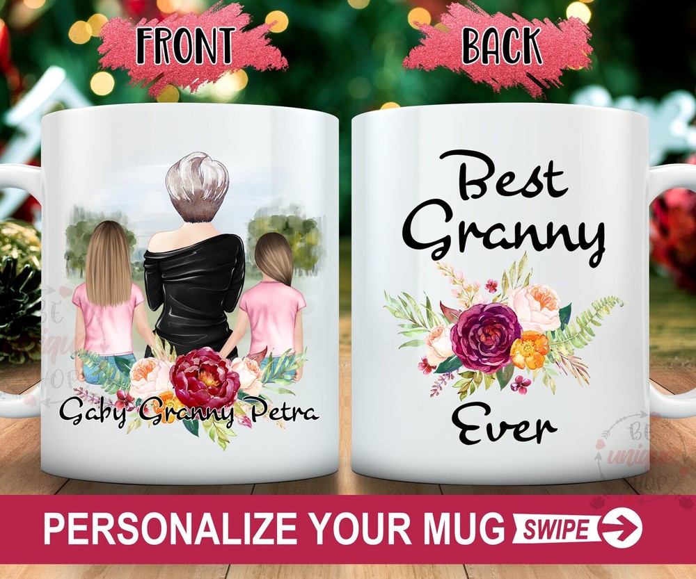 Best Grandma Ever Coffee Mug Personalized Mug Mother's Day Gift Gift For Mom