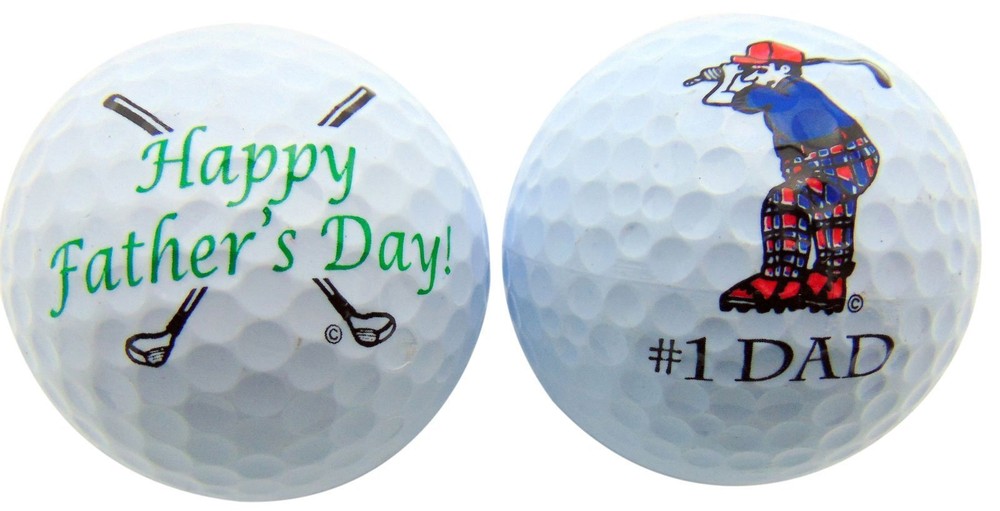 #1 Golf Dad Gift Set - 2 Premium Golf Balls for Father's Day-image