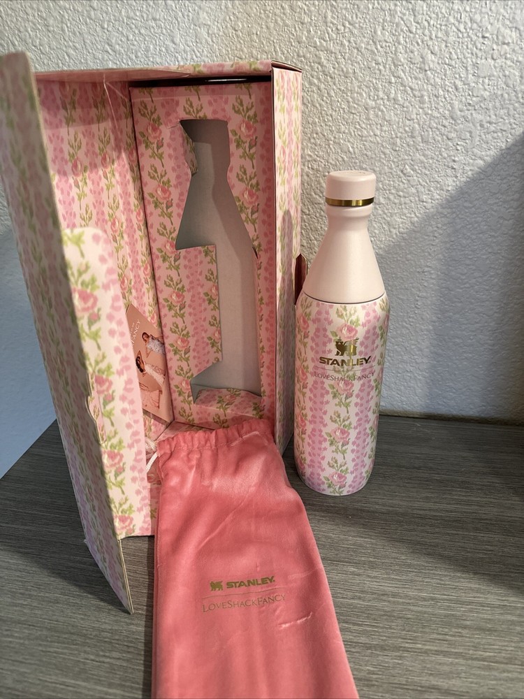 Stanley x LoveShackFancy All Day Slim Bottle 20 OZ - Blooming Heirloom New
