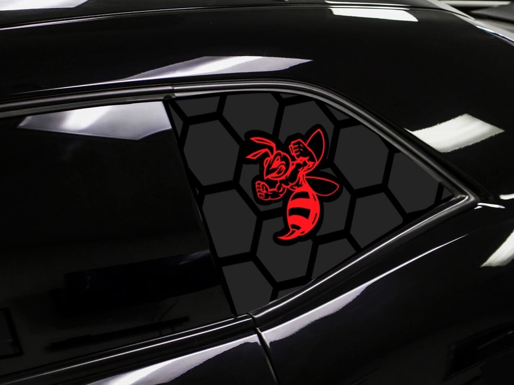 Angry Hornet Third Window Decals Kit Fits Dodge Challenger sxt gt