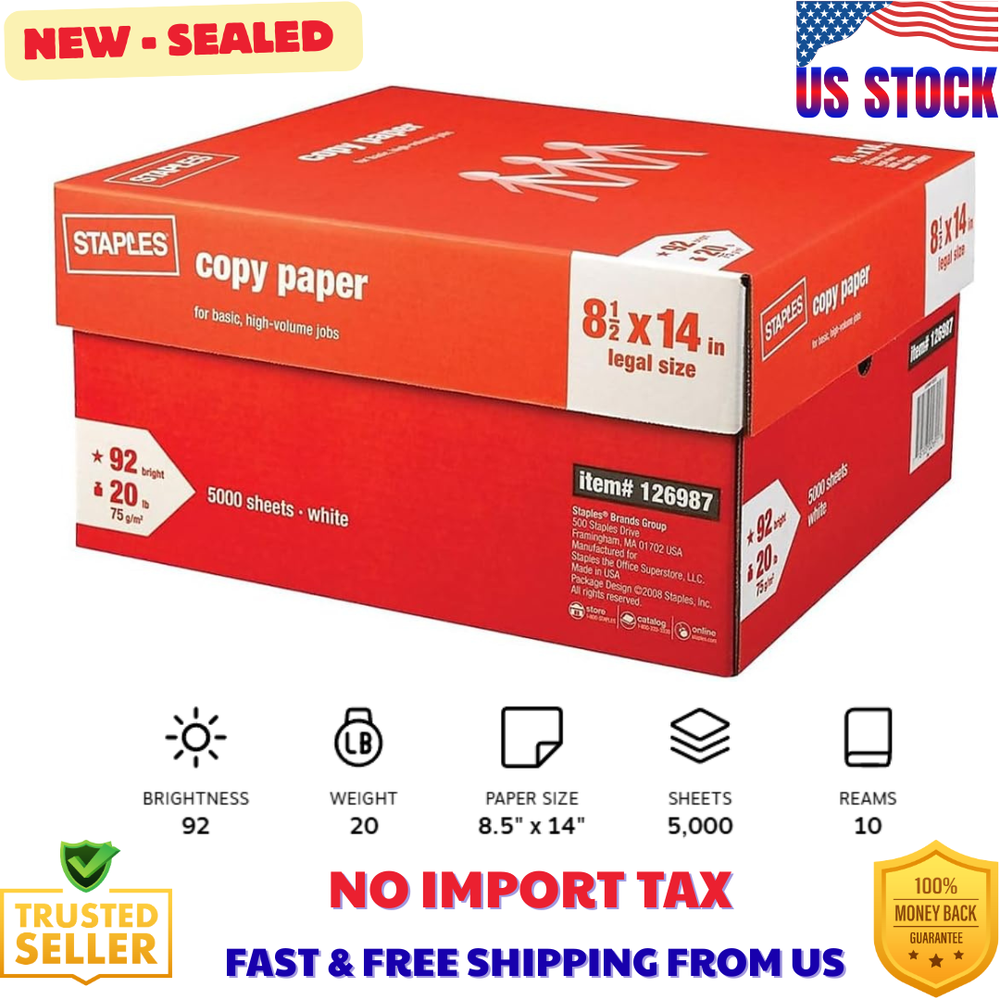 Staples Copy Paper, 8.5