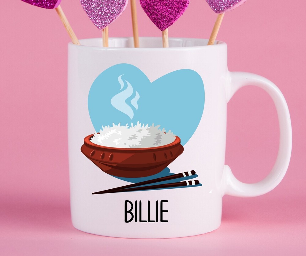Personalized Rice Mug Rice Gift Ideas Rice Cup Gifts For Rice Lovers Rice