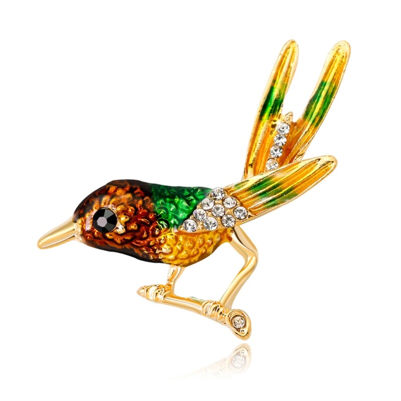 Colorful Bird Lapel Pins Backpacks Decorations Funny Hard Pins Badge