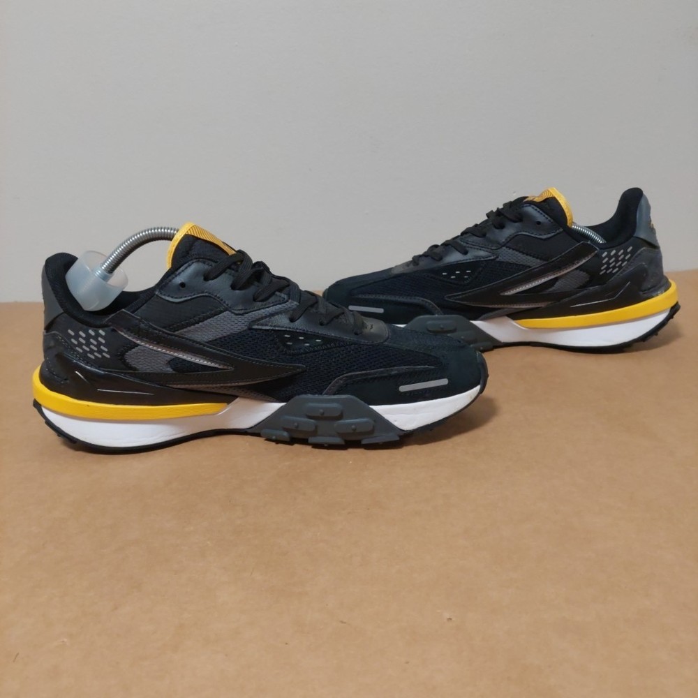 Fila Rapidride  Heatfiber Black Yellow 1RM02167-003   Men's SIZE 12