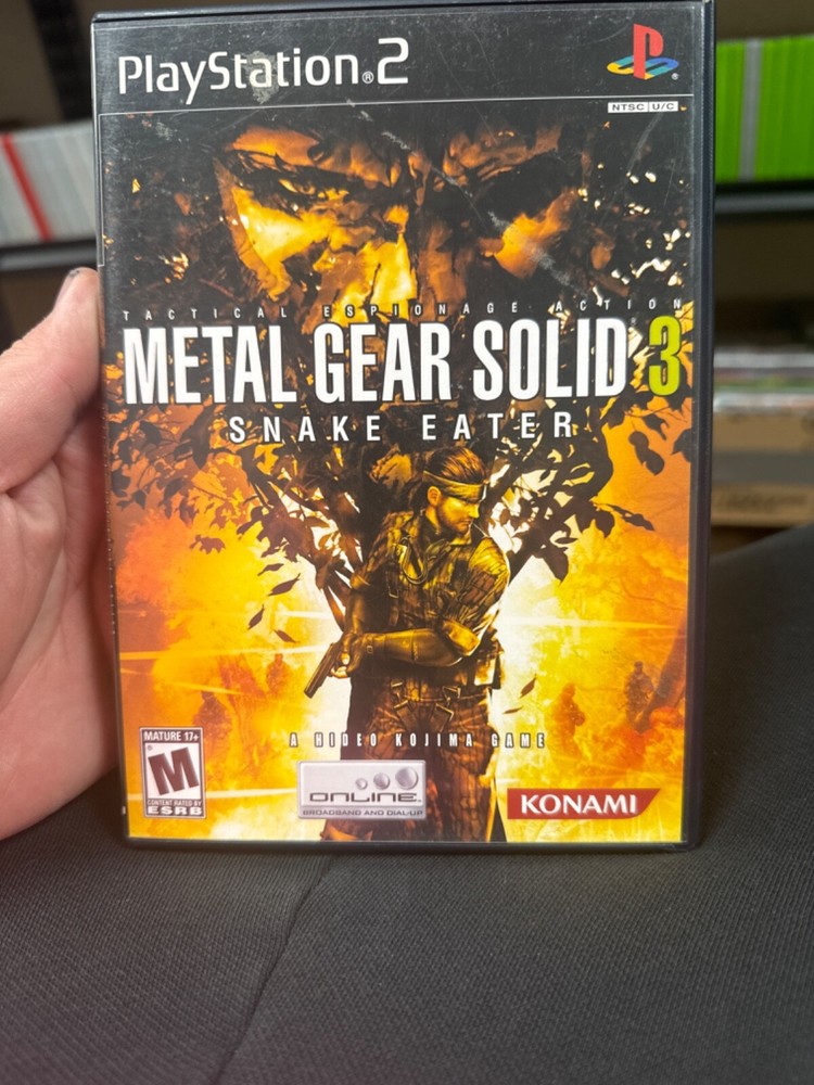 Metal Gear Solid 3 Snake Eater PS2 2004 Complete Tested