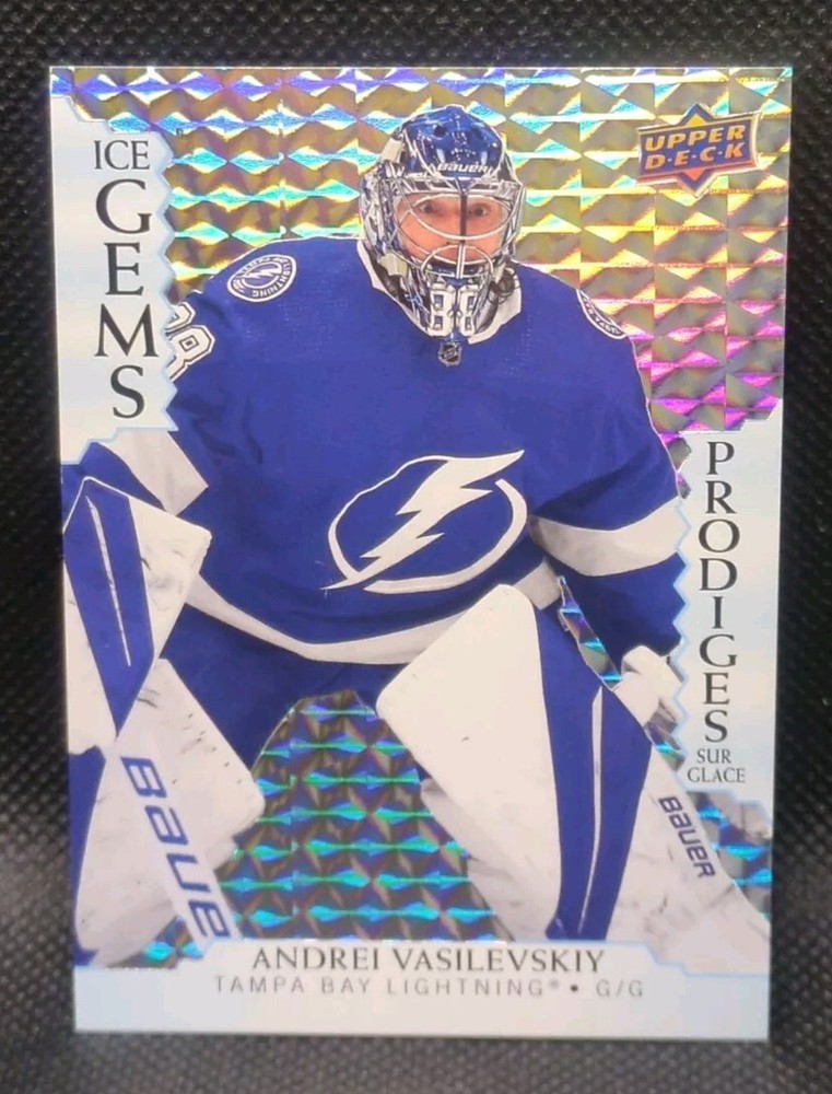Andrei Vasilevskiy 2023-24 UD Tim Hortons Ice Gems IG-6 Tampa Bay Hockey Card
