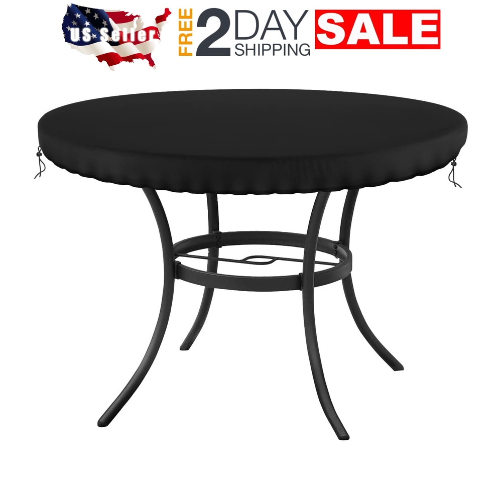 Waterproof Outdoor 48 Inch Round Table Cover For Patio Furniture Clearance Sale-image