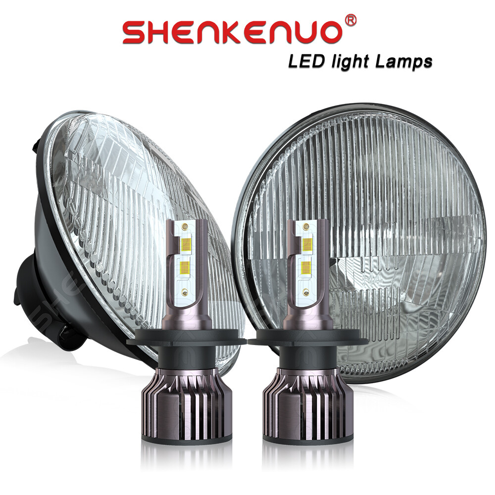 7inch LED Headlights Round High/Low Beam for Chevy C10 C20 Pickup Truck