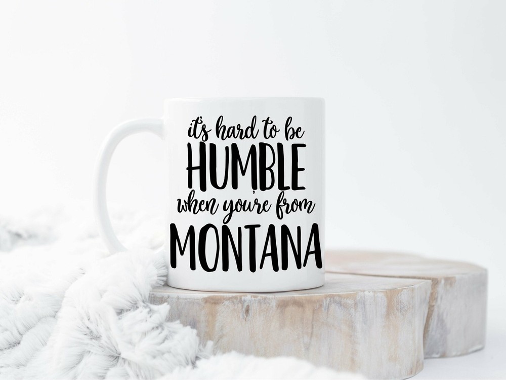 Custom Home State Mug Custom Montana Mug Personalized Montana Mugs Custom State