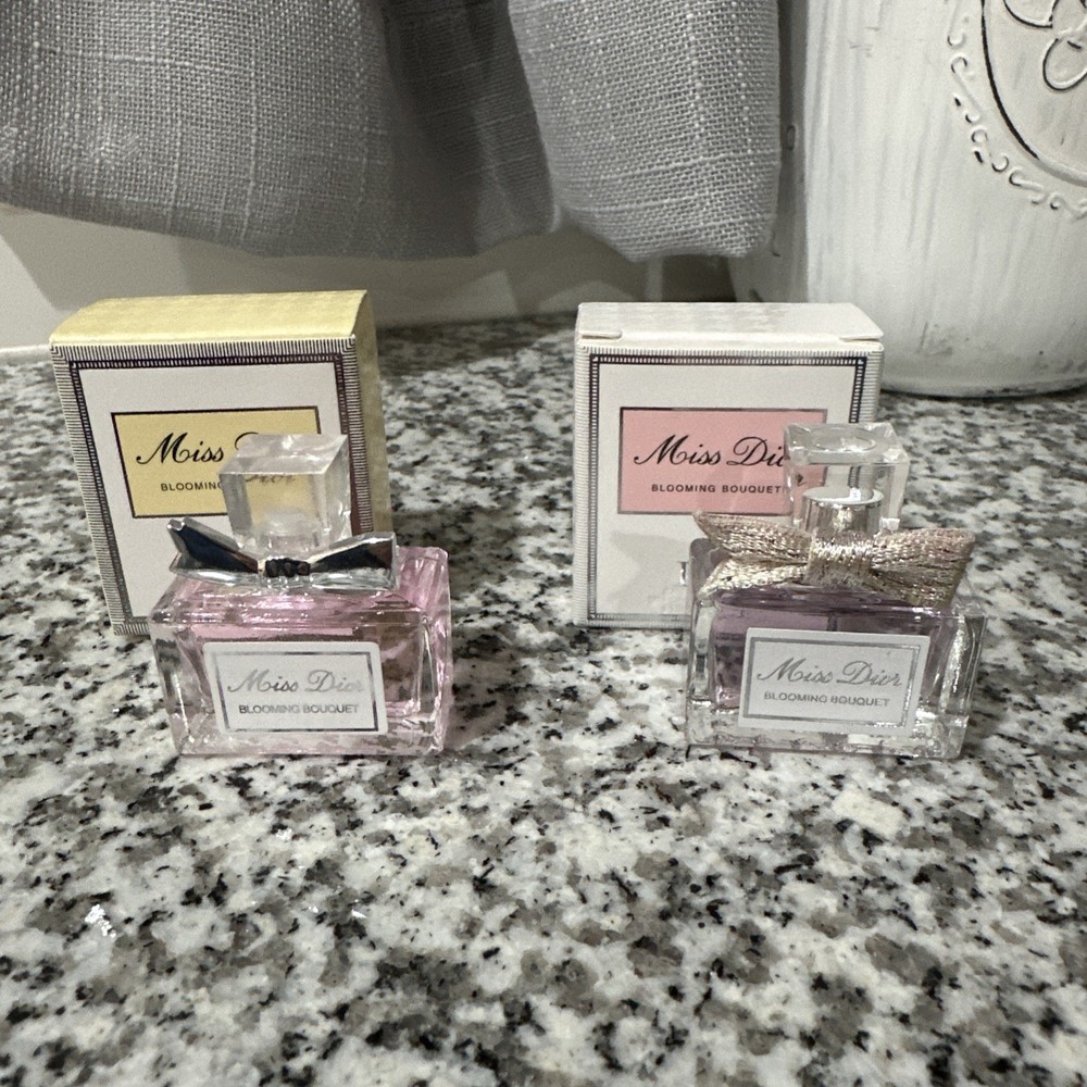 MISS DIOR BLOOMING BOUQUET EDT 0.17oz/5ml TRAVEL MINI DUO SET  