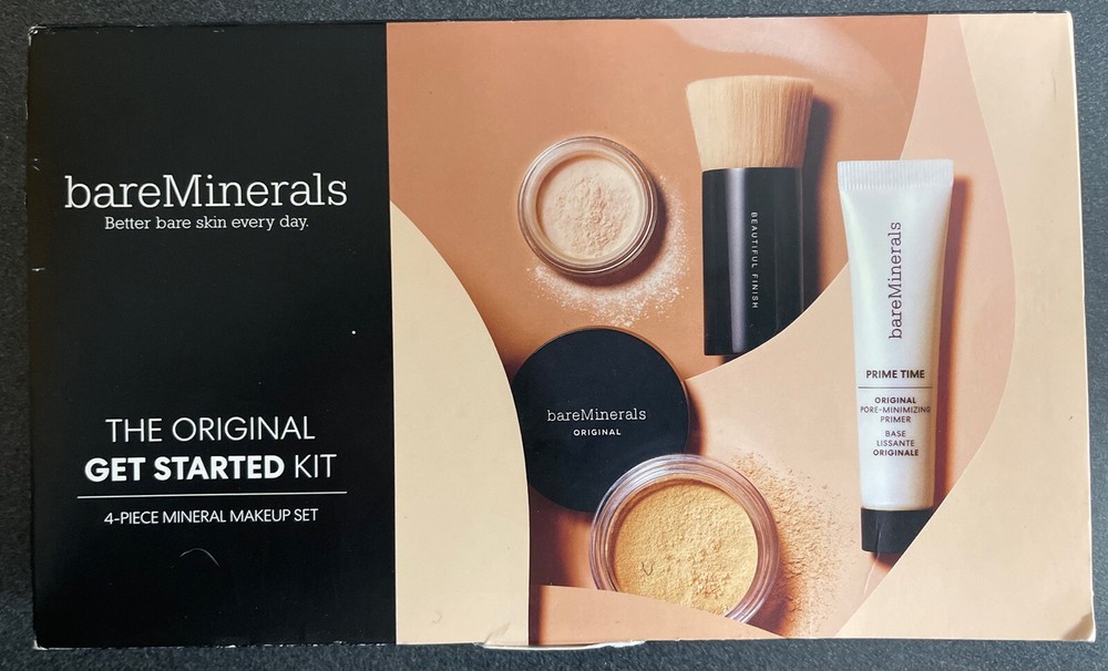 bareMinerals Original Get Started Kit, 4 Piece Mini Mineral Medium Beige 12