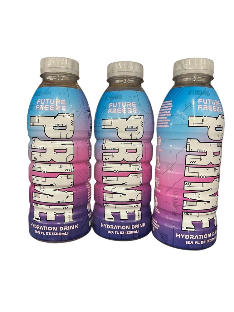 UNRELEASED PRIME FUTURE FREEZE NEW FLAVOR- 3 Bottles . Ships Same Day-image
