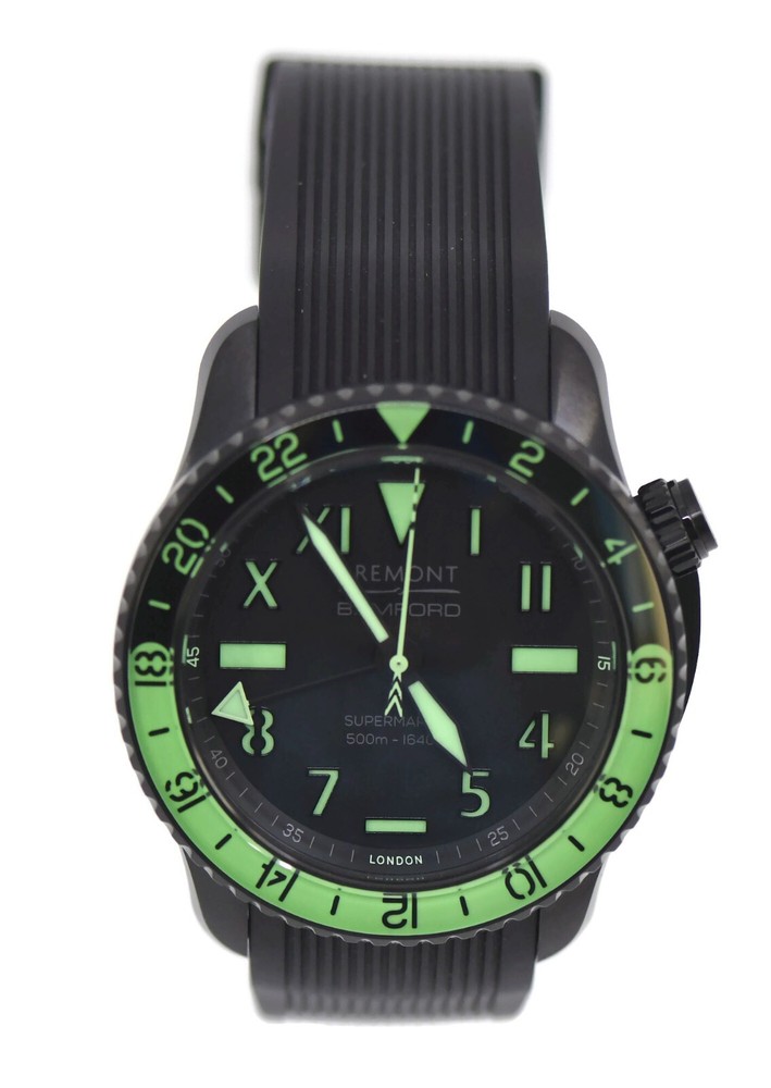 Bremont Bamford Aurora Stainless Steel Watch S502-DLC-BAMFORD-L-S