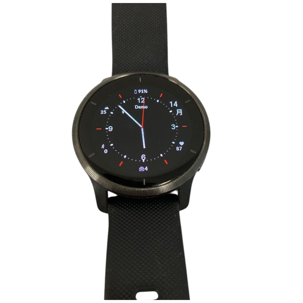 Garmin Venu 2 Smartwatch in Black/Slate - Pre-Owned with Charging Cable