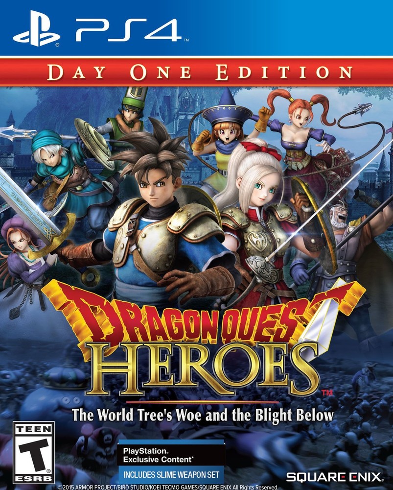 Dragon Quest Heroes The World Trees Woe And Blight Below PS4 1E