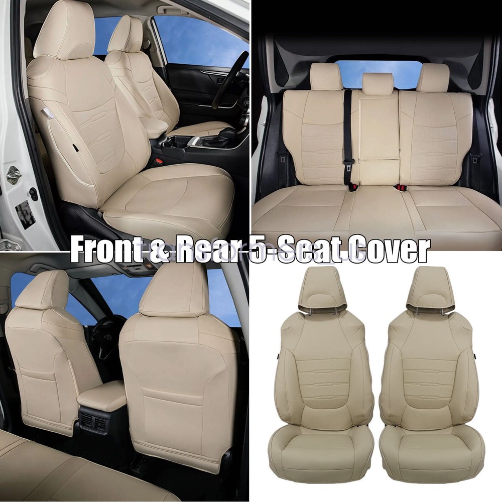Car 5-Seat Full Set Front & Rear Protector Cushion For 2019-2023 Toyota RAV4