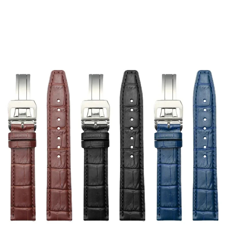 Genuine Leather Watch Band for IWC Pilot Mark 18 Little Prince Soft Strap 20mm