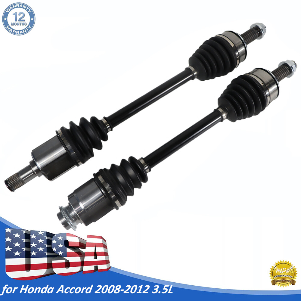 Left Right Front CV Axle Assembly for 2008-2012 Honda Accord 3.5L Automatic