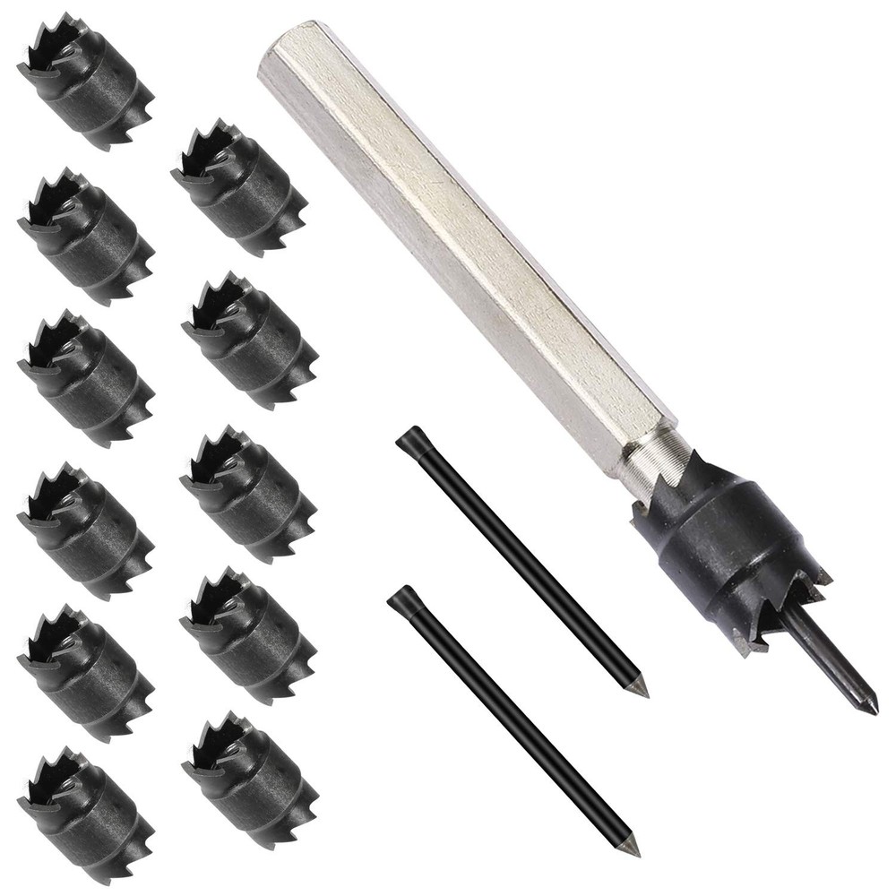 14-Piece Double-Sided HSS Spot Weld Cutter & Drill Bit Set