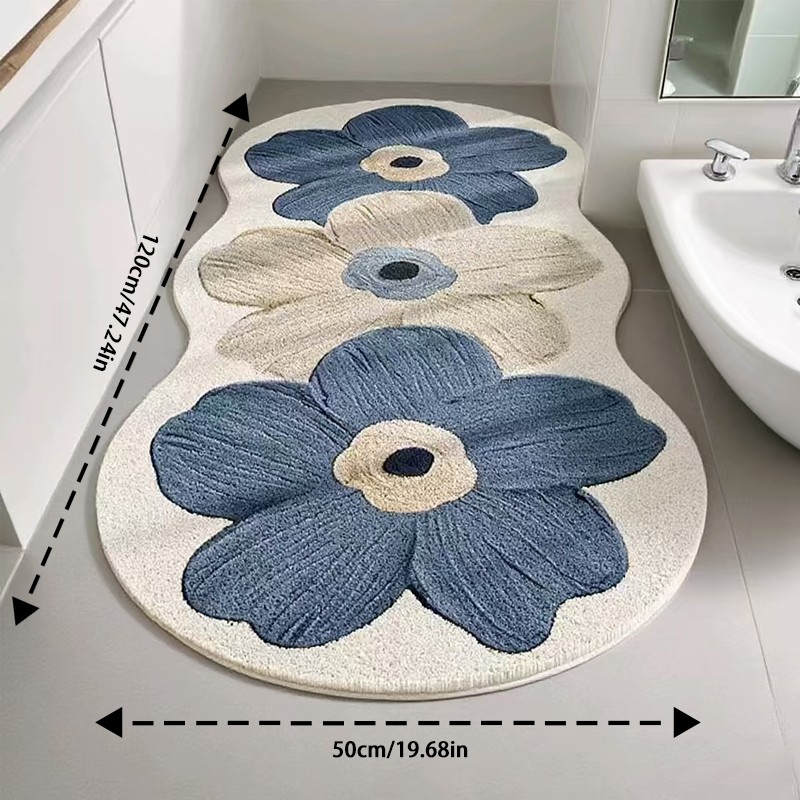 Stone Bath Mat Diatomaceous Earth Shower Mat Non Slip Super Absorbent Quick Dry
