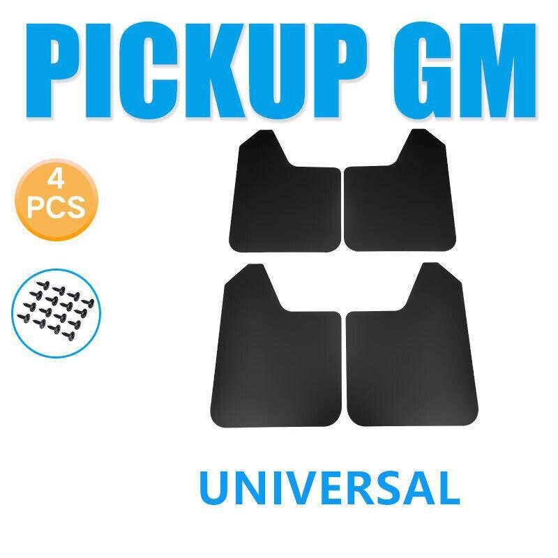 4Pcs Universal Car Fender Mud Flaps for Pickup Van Splash Protection