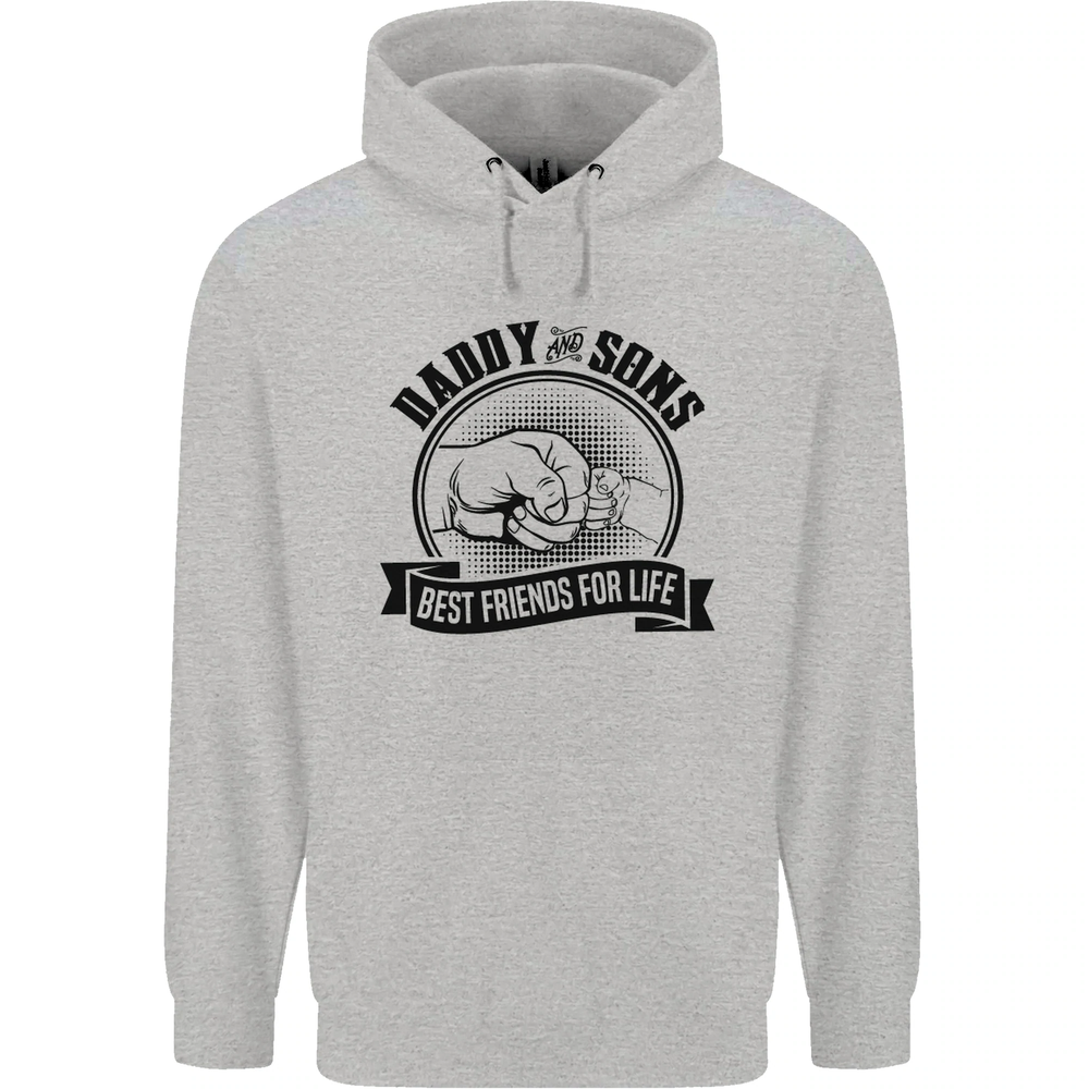 Daddy & Sons Best Friends Fathers Day Mens 80% Cotton Hoodie