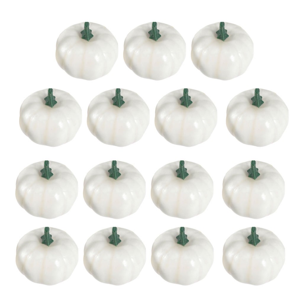 15 Pcs DIY Artificial Pumpkins for Halloween Decor & Graffiti  