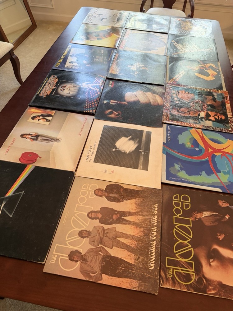 Lot of 18 Vintage Vinyl Albums Various Artists 60s - 80s See Pics and Descr