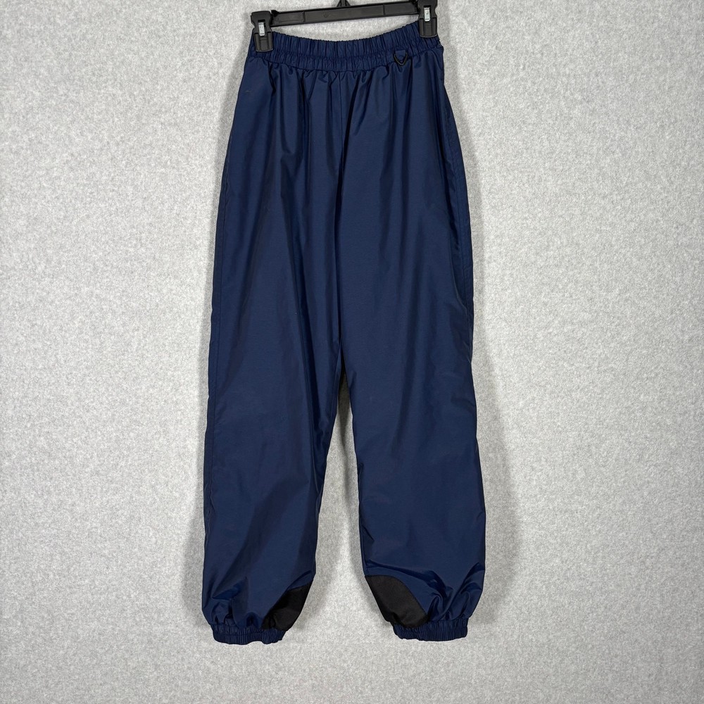 Vintage 80s Columbia Pants Womens Medium Navy Blue Ski Snow Rain Hiking Nylon