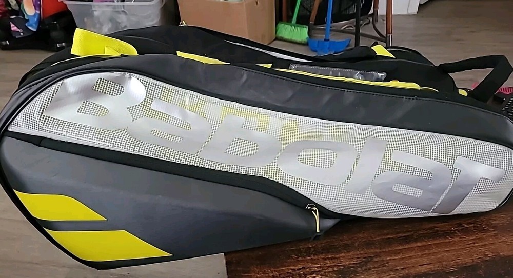 Babolat Pure Aero Vs Tennis Bag  Black & Yellow Clean Rhx9