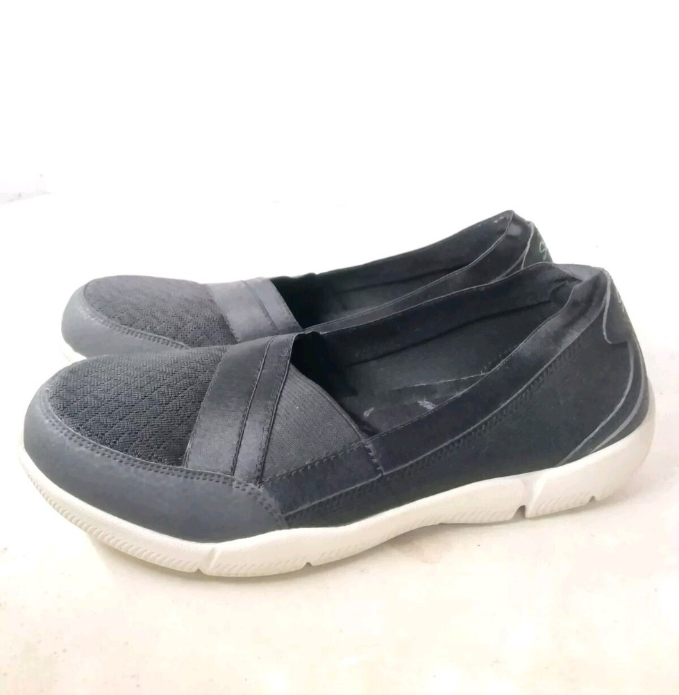 Skechers Women Size 7 Ballet Flats Mary Jane Black Air Cooled Memory Foam Shoes