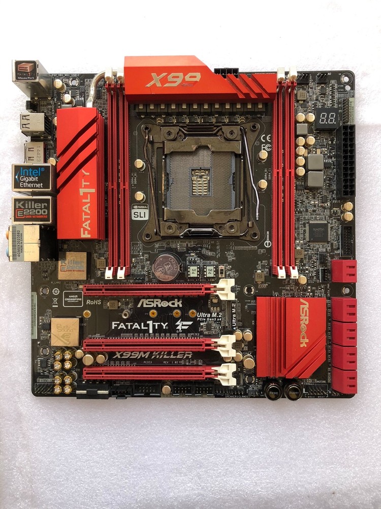 FOR ASROCK X99M Killer DDR3 LGA 2011-V3 64GB ATX Motherboard Test OK