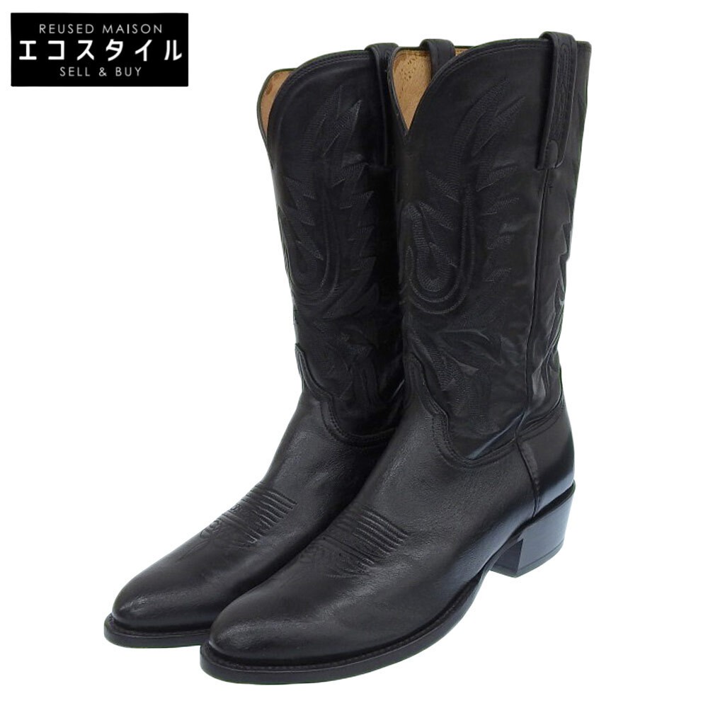 Nike Lucchese Calf Lone Star Western Boots for Men in Black Size 11D M1020.R4