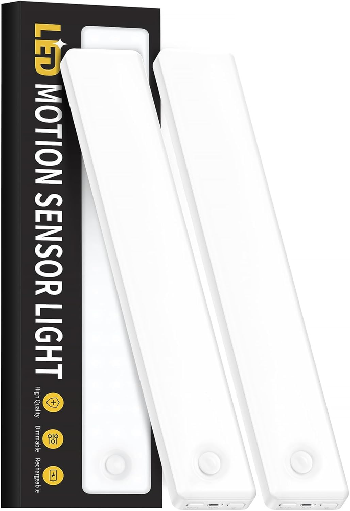 Under Cabinet Lighting Wireless, Motion Sensor Light Indoor, Rechargeable Closet