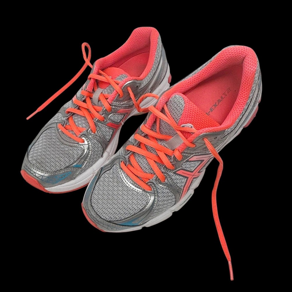 Asics Gel-Exalt 2 Womens Running Shoes Size 8 Gray & Pink Lightweight