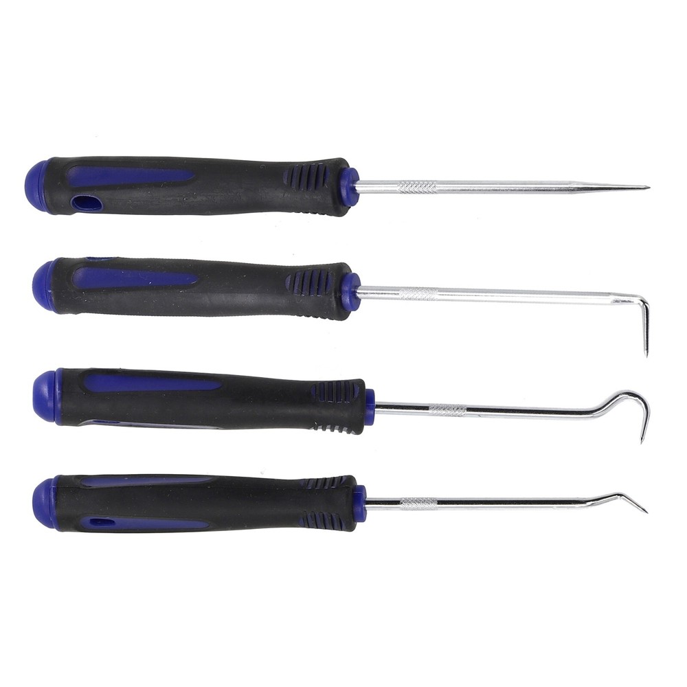 Ergonomic Grip 4Pcs Car Auto Vehicle Oil Seal Screwdriver Pick Puller Set