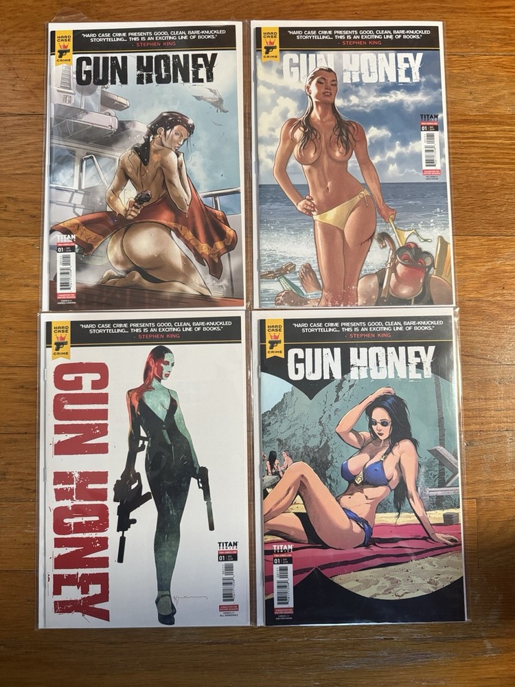 Gun Honey Vol. 1 Variants TPB Titan Comics 4 Comics