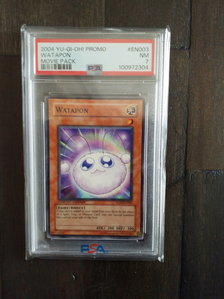 2004 YuGiOh WATAPON Movie Pack Promo PSA 7 Graded Card