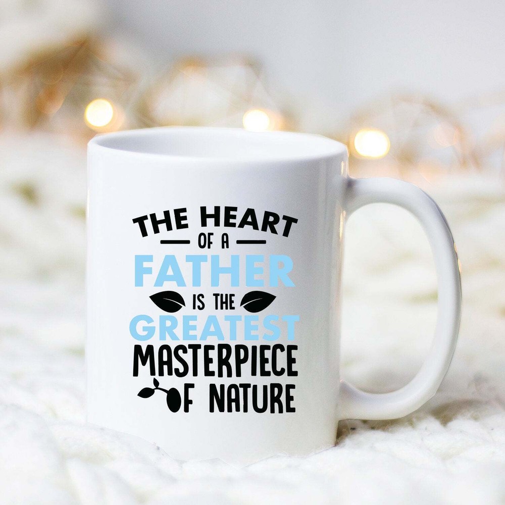 Heart Of A Father Mug – Perfect Father’s Day Gift For Dad