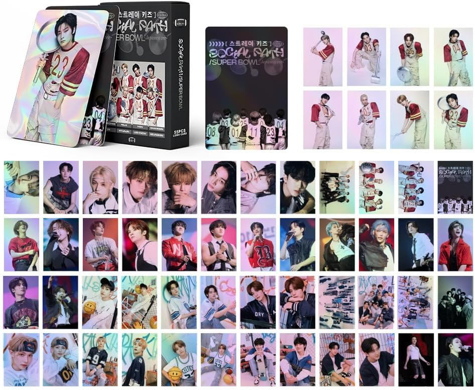 55PCS Straykids 2024 New Album Photocard,Straykids New Album Lomo Cards Greeting