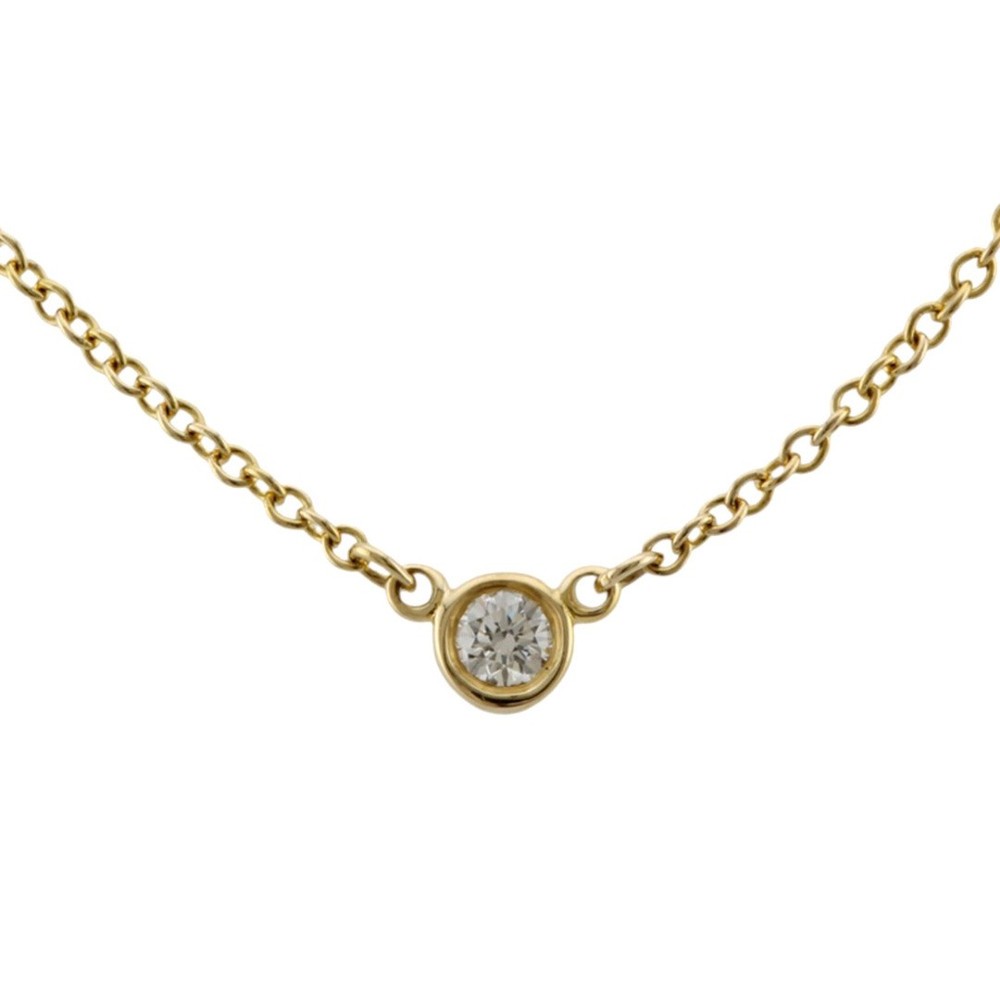 Tiffany By The Yard 0.05ct Diamond Necklace in 18K Yellow Gold for Women