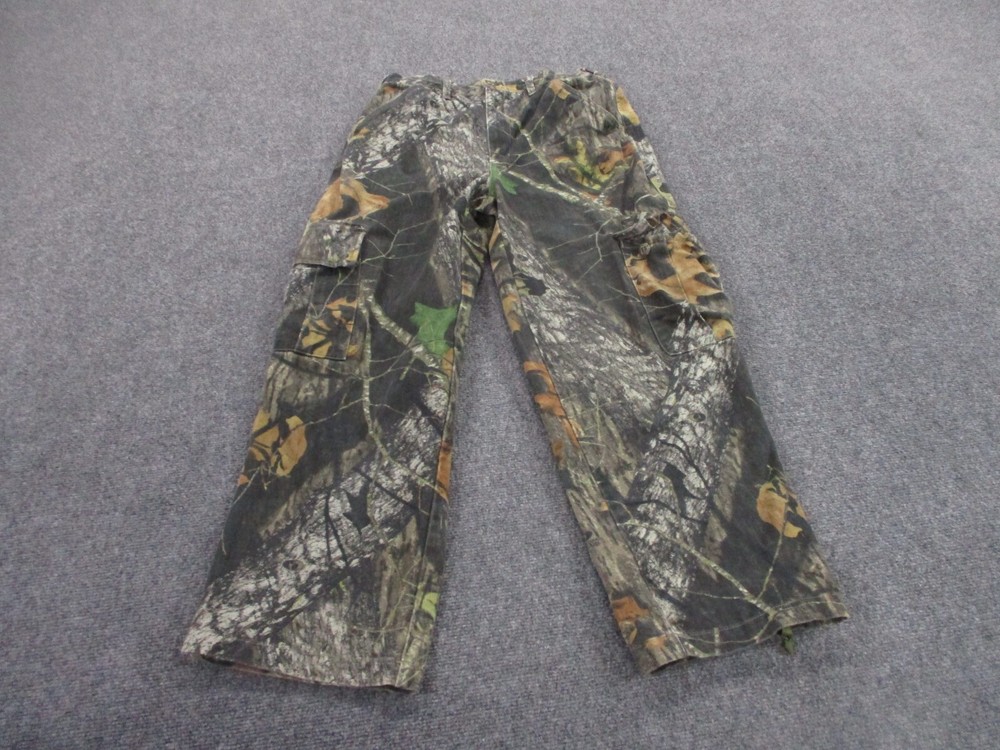 Mossy Oak Pants Mens S Camo Hunting Hiking Outdoor Cargo Camping Logo Mens